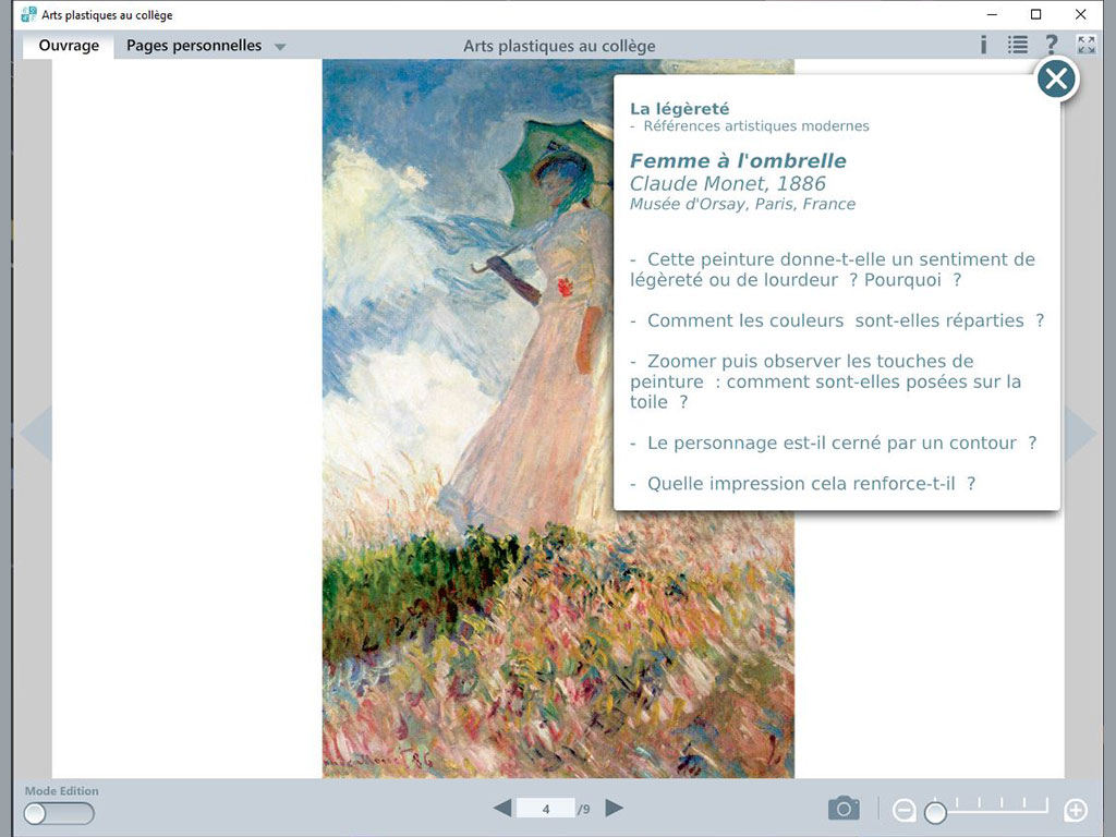 Oeuvre - Arts plastiques au Collège