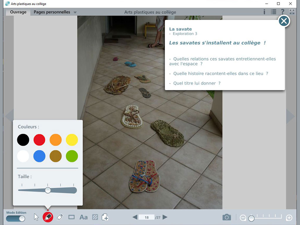 Logiciel Arts Plastiques au Collège