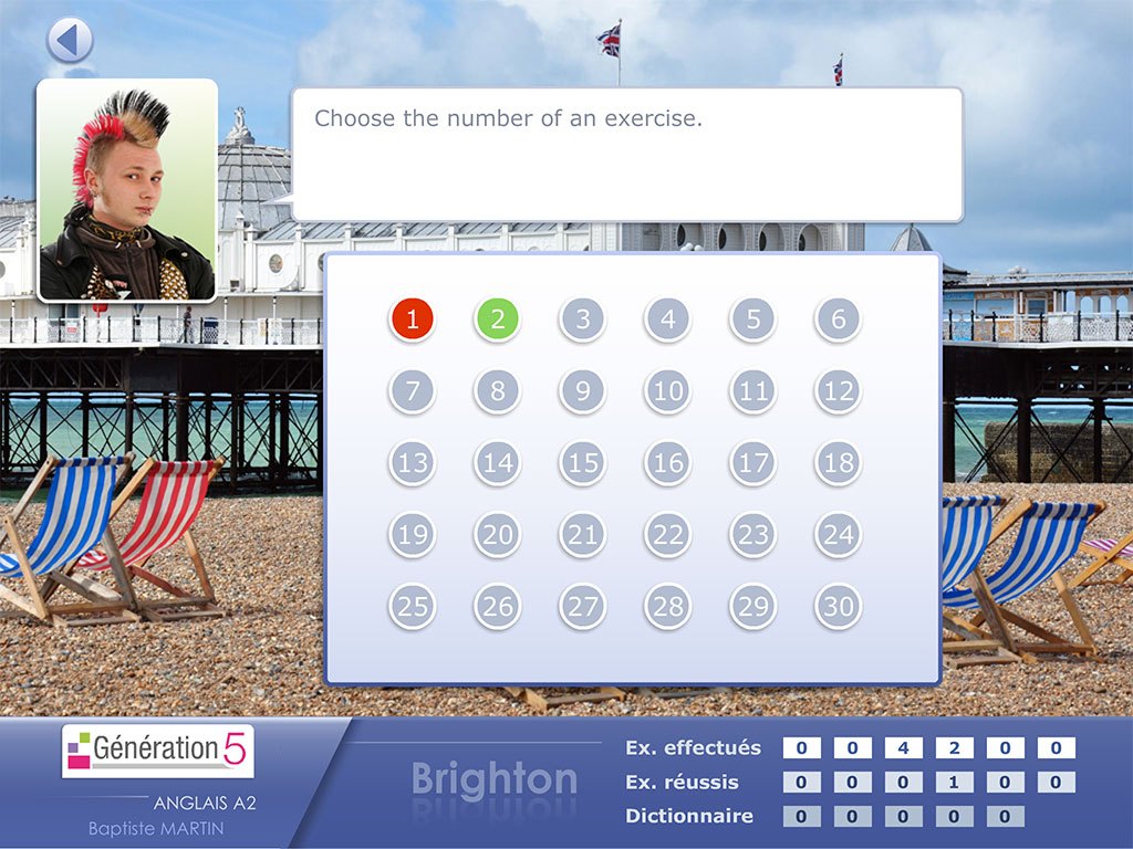 Choix des exercices Anglais - Compréhension de l'écrit (A2)