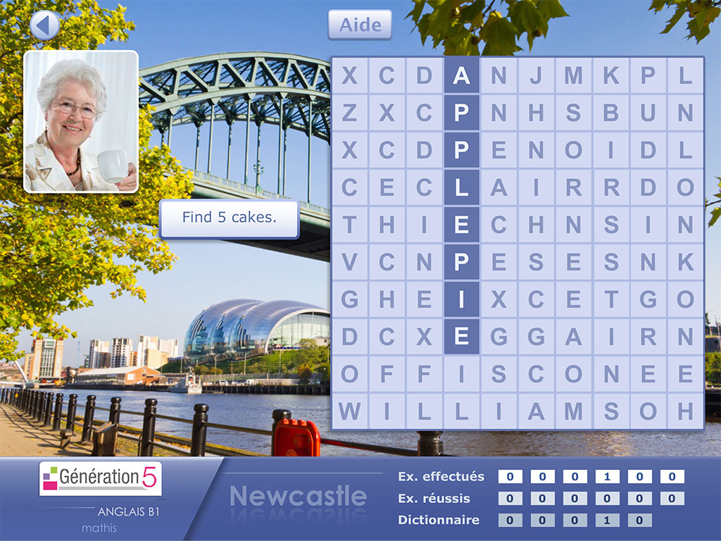 Exercice du logiciel Anglais – Compréhension de l'écrit Niveau B1