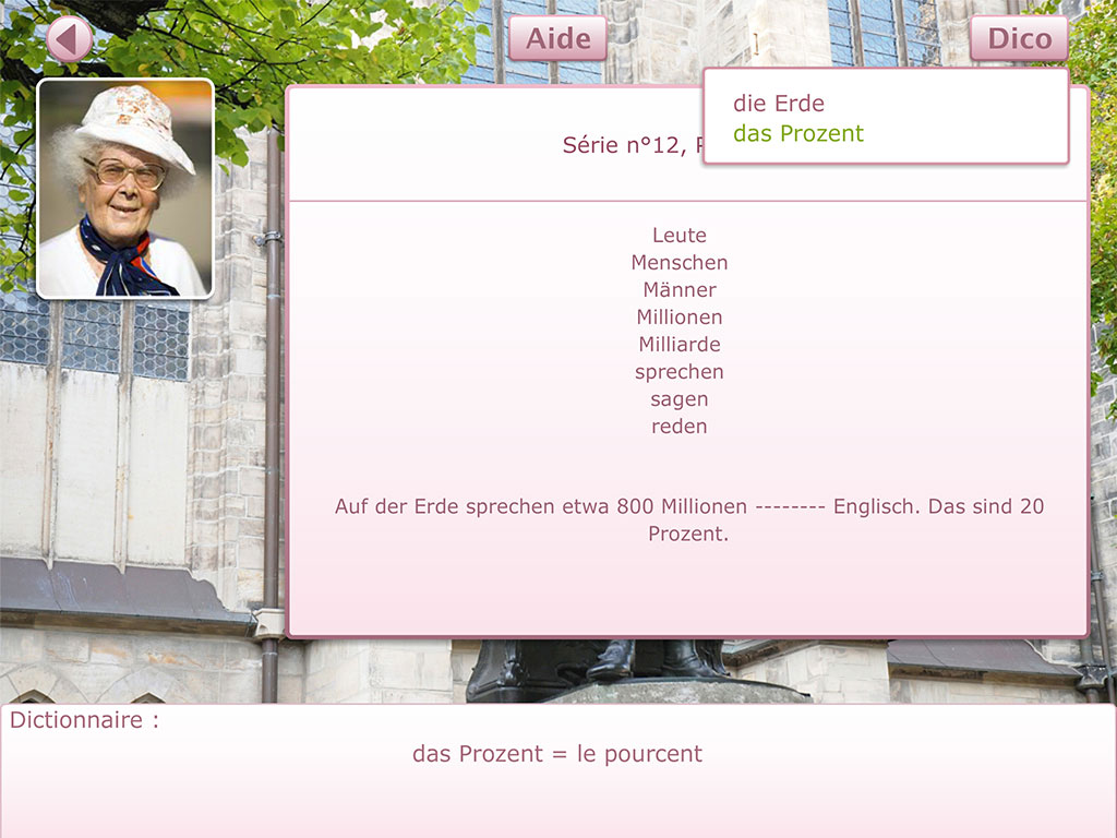 Exercice de vocabulaire Allemand A2