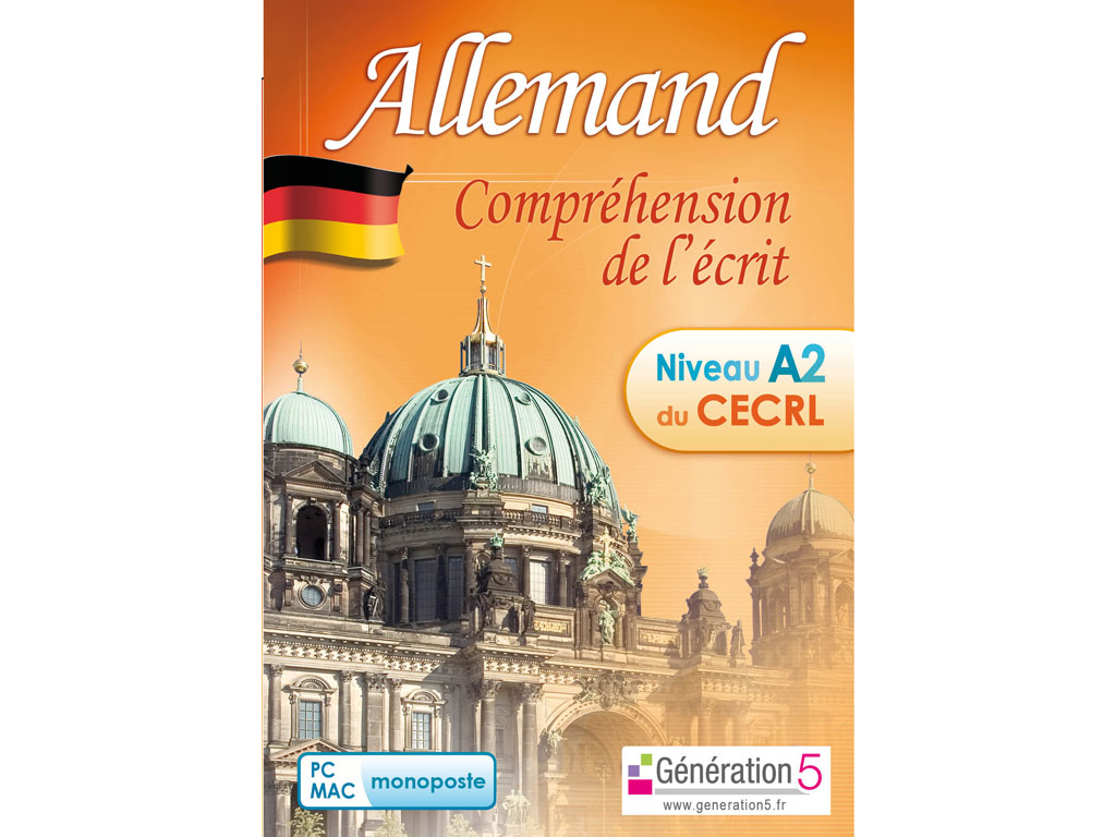 Logiciel Allemand – Compréhension de l'écrit Niveau A2