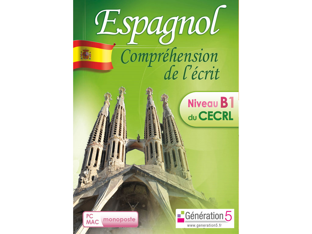 Logiciel Espagnol – Compréhension de l'écrit Niveau B1