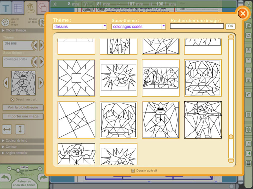 Logiciel Evolu Fiches - Français et Manga - SEGPA