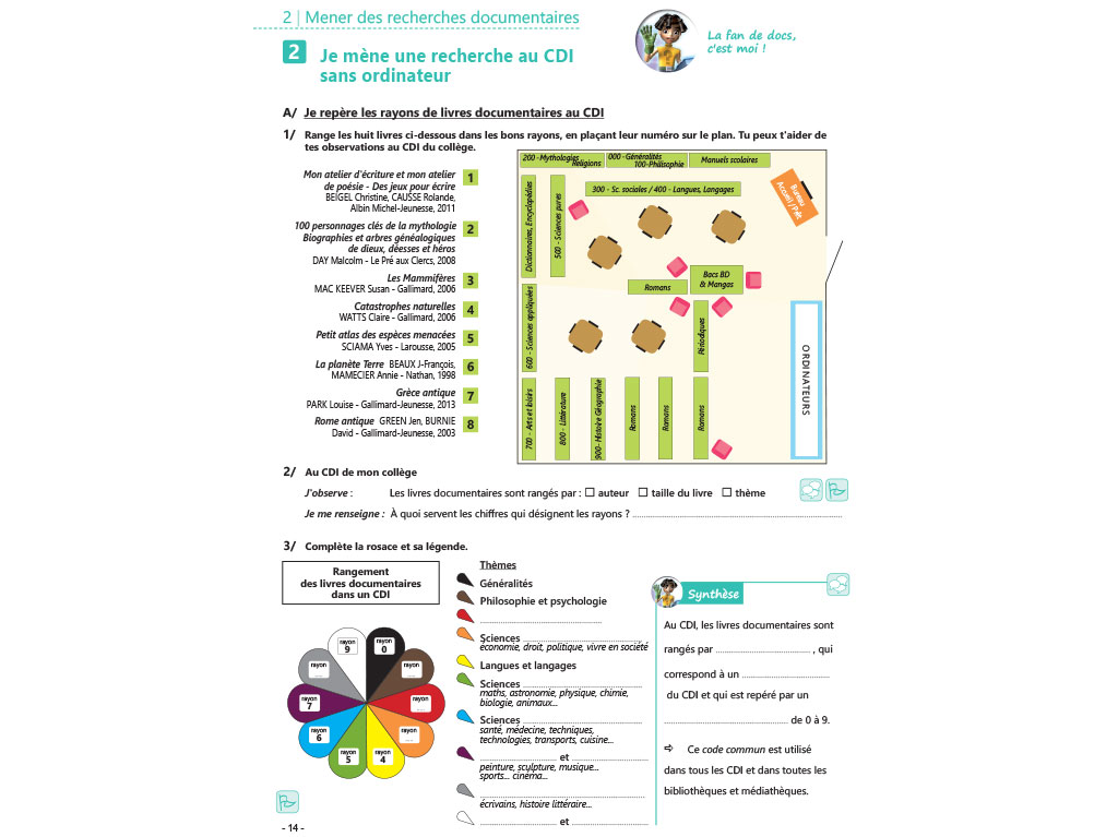 Cahier d'activités - mener une recherche 6e-5e
