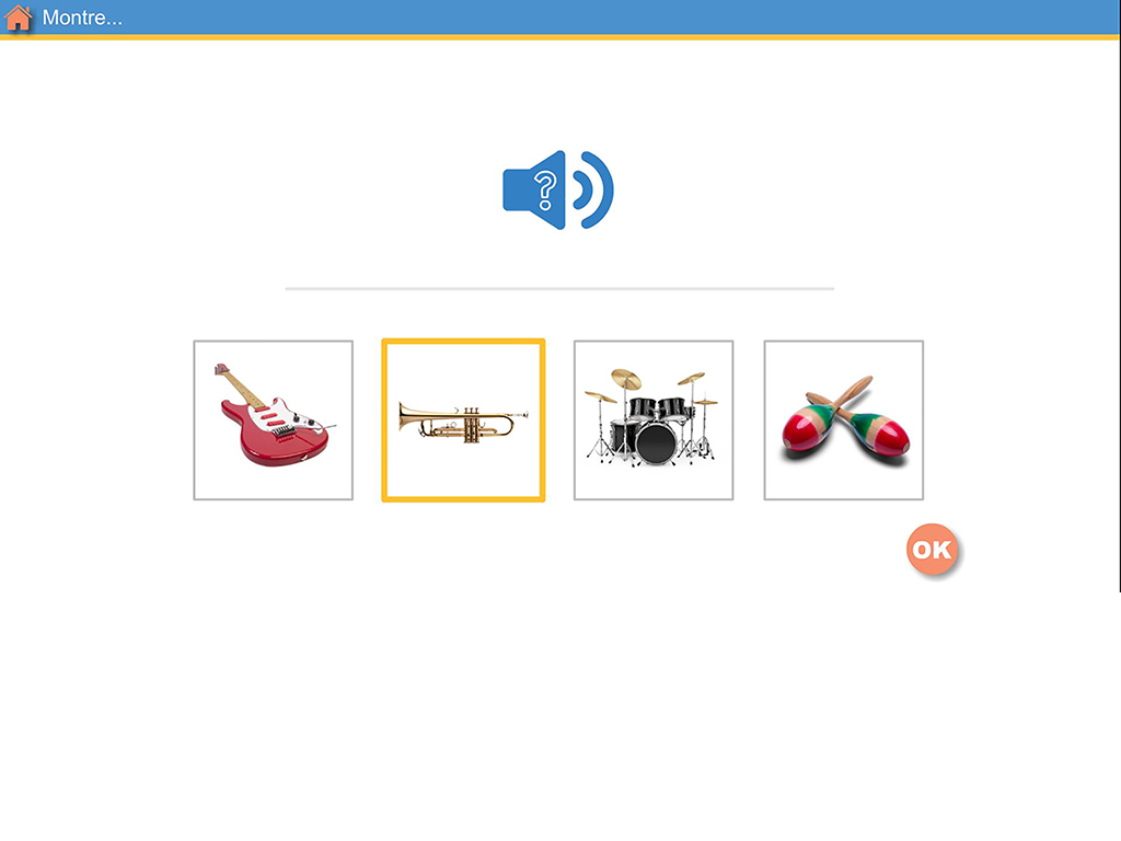 Logiciel Vocabulaire en Maternelle - montrer l'objet