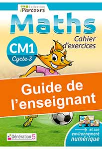 Guide de l'enseignant iParcours Maths CM1 (éd. 2020)