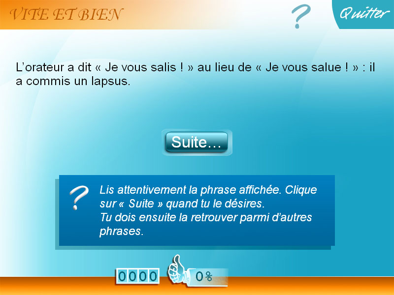 Logiciel exercice Français 3e