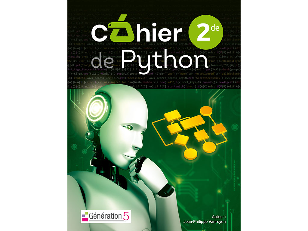 Cahier de Python Seconde - Apprentissage de la programmation Python